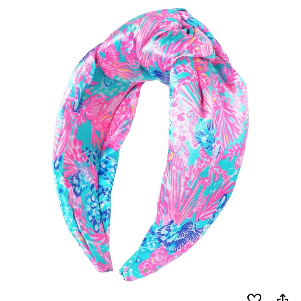 Lilly Pulitzer Satin Pink knot Headband